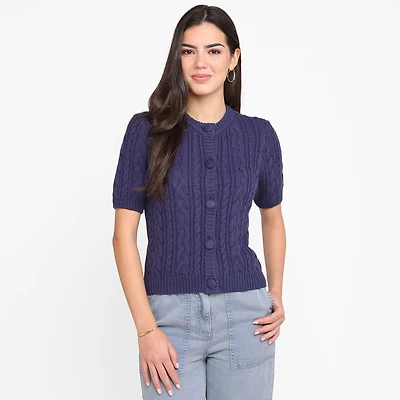 Devoted Short sleeve cardigan