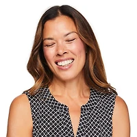 Iyla Women's Crinkle Sleeveless Blouse