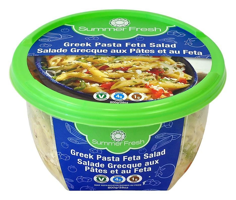 Summer Fresh Greek Pasta Feta Salad, 800 g