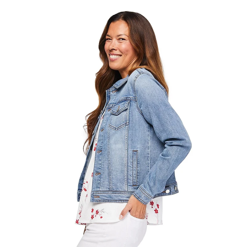 Veste de jean classique Iyla pour femmes