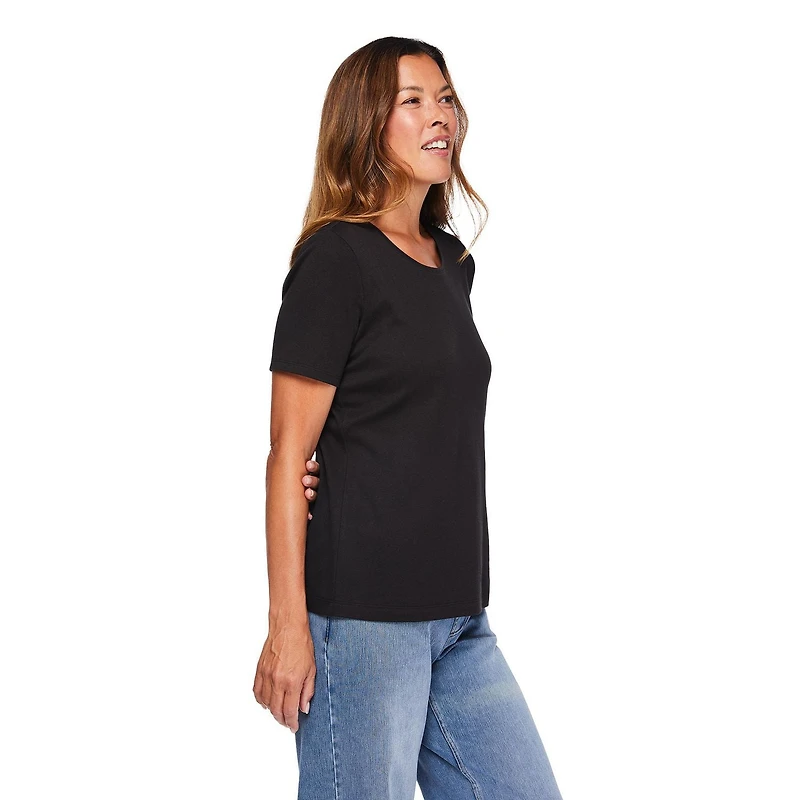 T-shirt à encolure ras du cou Iyla pour femmes
