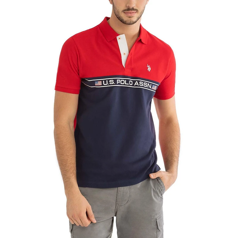 Polo à blocs de couleurs U.S. Polo Assn