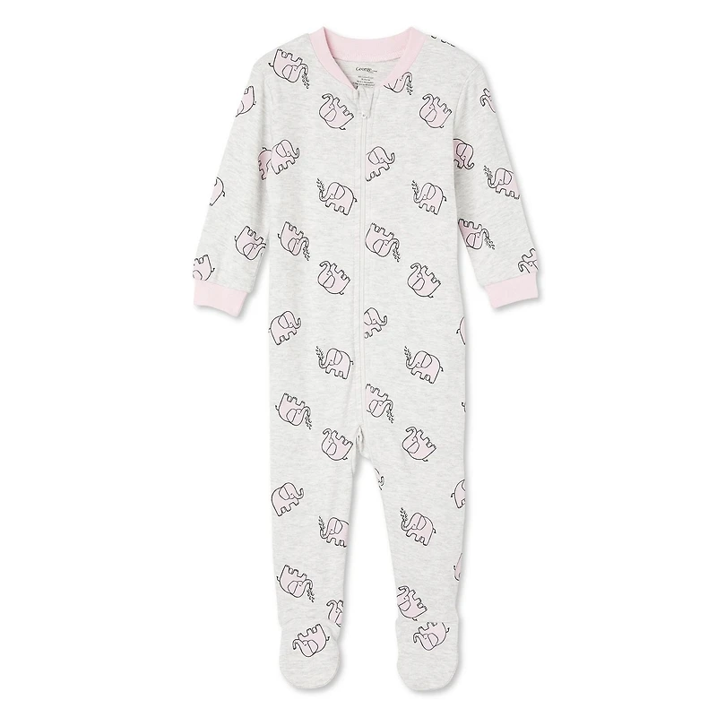 George Baby Girls' Full-Zip Sleeper
