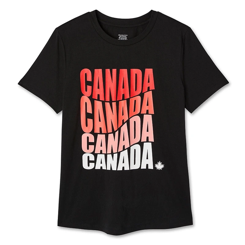 T-shirt à manches courtes On Repeat George Canada pour femmes