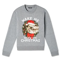 George Women's Ugly Christmas Light Up Fleece Sweatshirt