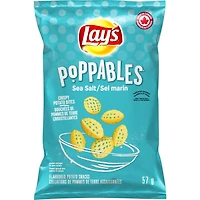 Lay’s Poppables Sea Salt flavoured potato snacks, 57g