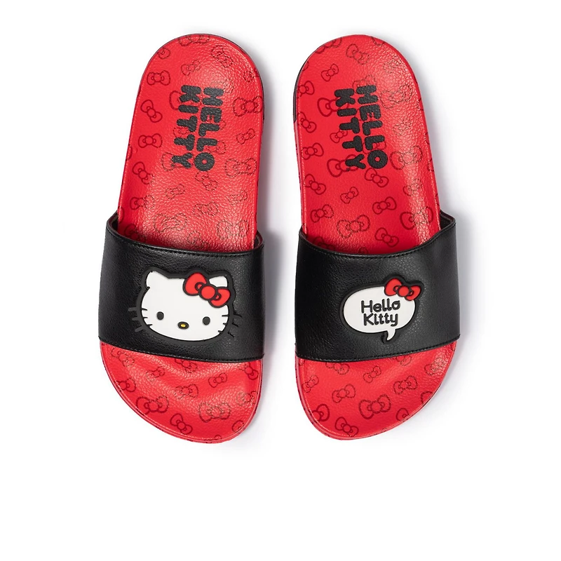 Ladies Hello Kitty Slide Sandals
