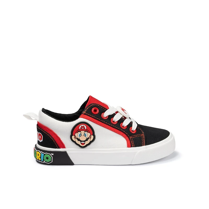 Baskets basses à lacets Mario et Luigi pour garçons (jeunes)