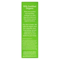 Good Clean Love Almost Naked Organic Water-Based Lube, Personal Lubricant with Aloe Vera, 4 oz