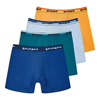 PAPI Men's Cotton Boxer Briefs, Pack of 4