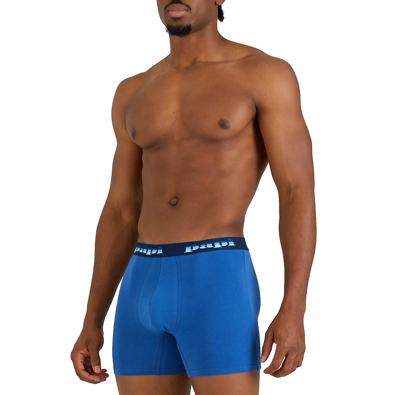 PAPI Boxers En Coton pour Hommes, Paquet de 4