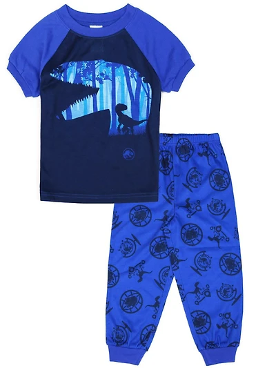 Jurassic World Franchise two piece pajama set for boys