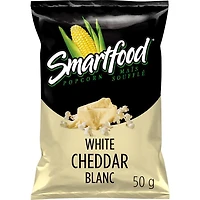 Smartfood White Cheddar flavour seasoned popcorn, 50GM