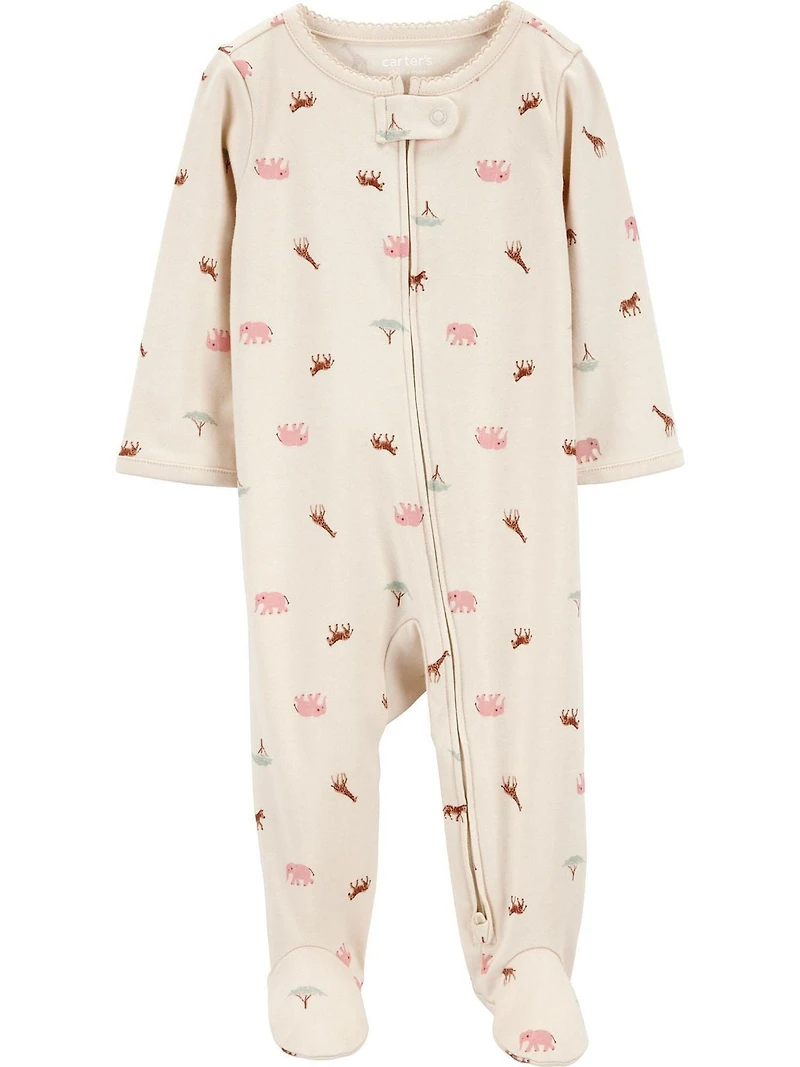 Carter's Child of Mine Sleep N Play Beige Safari pour bébé fille