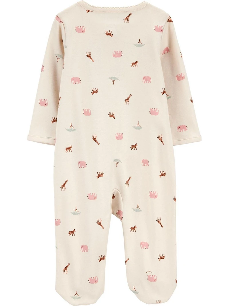 Carter's Child of Mine Sleep N Play Beige Safari pour bébé fille