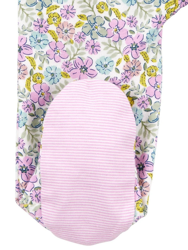 Carter's Child of Mine Baby Girls' Sleep N Play Floral Heart