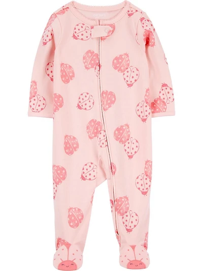 Carter's Child of Mine Baby Girls' Sleep N Play Pink Ladybug