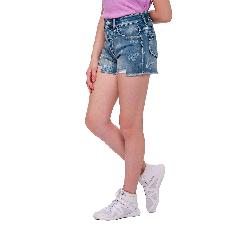 Girls Justice Social Butterfly Shorts