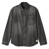 Chemise en denim à manches longues George pour garçons