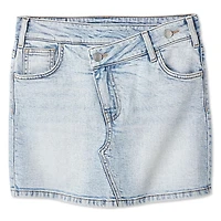 George Girls' Asymmetrical Waist Denim Skirt