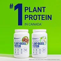 LEANFIT ORGANIC PLANT-BASED PROTEIN™ Chocolate 715g - Organic Plant Protein Powder, 21g Protein Per Serving, Vegan, Gluten-Free, Soy-Free, Non-GMO, Sugar-Free, Complete Amino Acid Profile