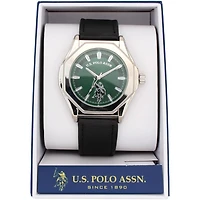 Montre Homme U.S. Polo Assn. à Cadran Vert et Bracelet Noir