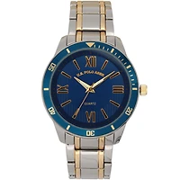 U.S. Polo Assn. Men’s Two-Tone Blue Dial Analog Watch