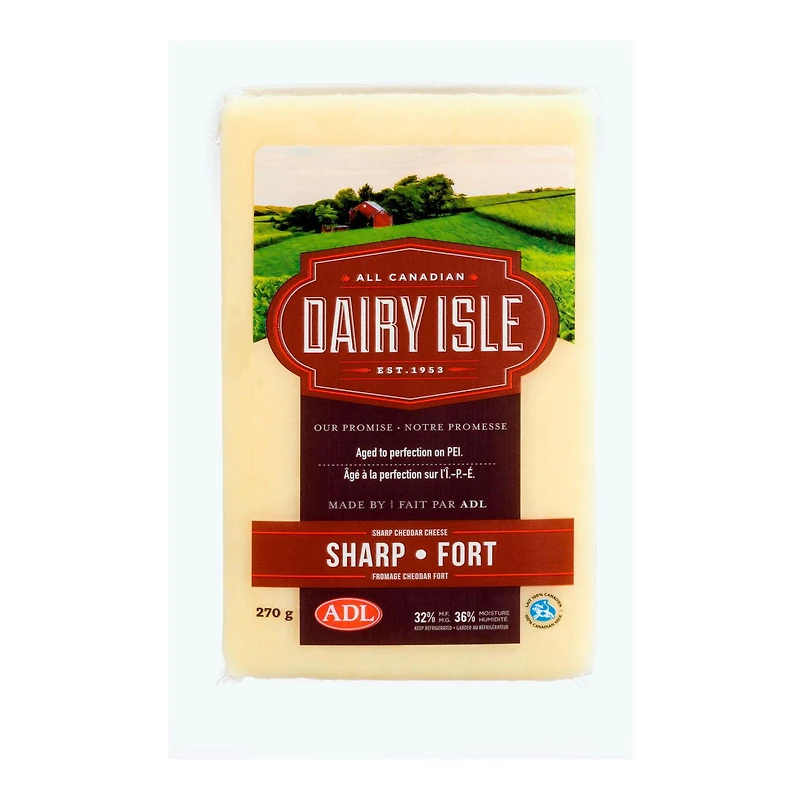 Fromage cheddar fort Dairy Isle 270g
