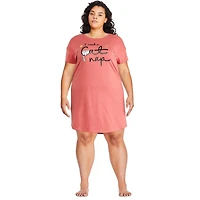 George Plus Women's Crew Neckline Nightshirt