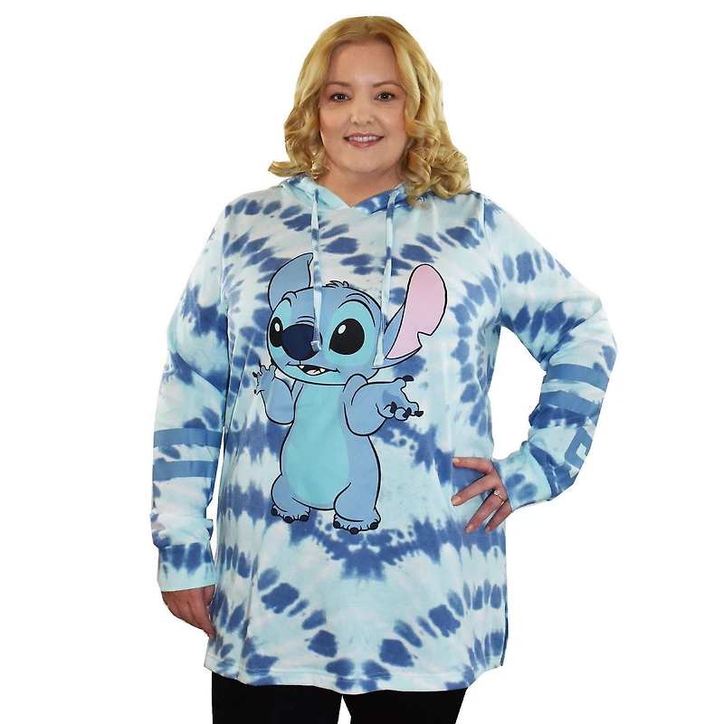 Chandail à capuchon tunique Lilo et Stitch What Disney pour femme Plus