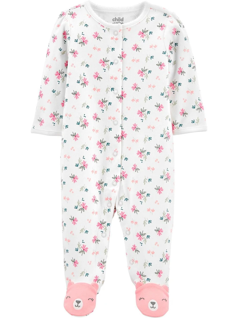 Child of Mine made by Carter's Infant Girls' Sleep N Play Outfit - Multi Floral
