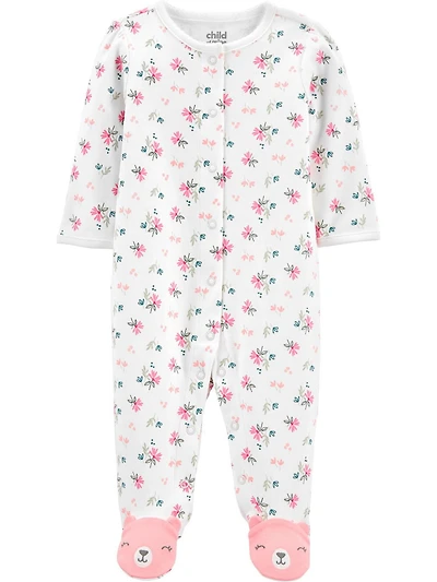 Child of Mine made by Carter's Infant Girls' Sleep N Play Outfit - Multi Floral