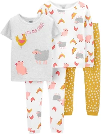 Pyjama 4 pièces pour Bébé Coton Garcon Child of Mine made by Carter’s – Construction