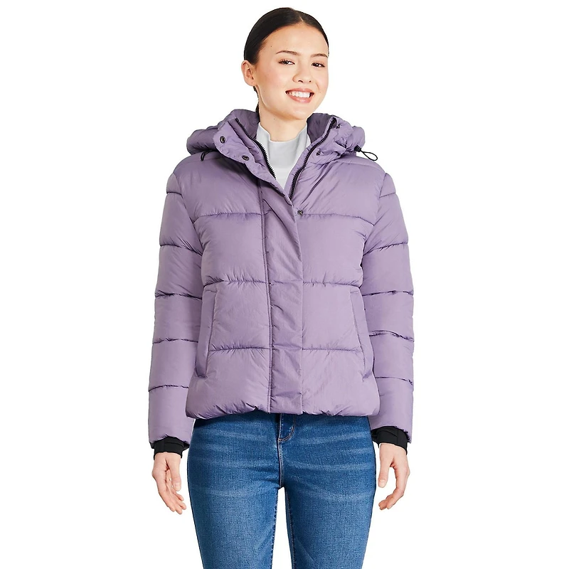 Manteau matelassé court George pour femmes Tailles TP–TTG