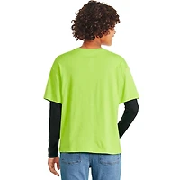 T-shirt trompe-l’œil à manches longues Athletic Works pour garçons