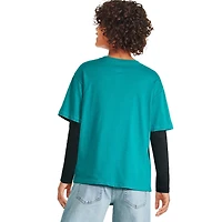 T-shirt trompe-l’œil à manches longues Athletic Works pour garçons