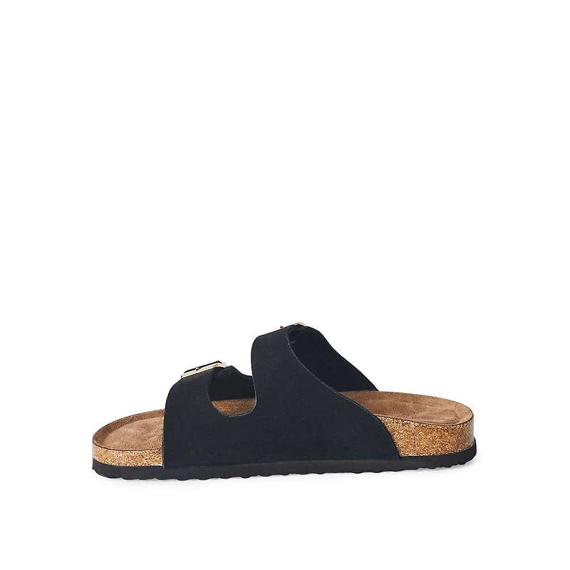 Time and Tru Women's Double Buckled Sandals, Sizes 6-11