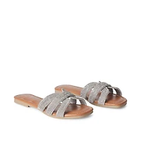 Time and Tru Women's Raffia Strap Sandals
