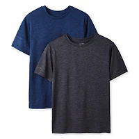 Lot de 2 t-shirts techniques Athletic Works pour garçons