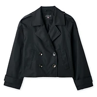 London Fog Women's Cropped Trench Coat