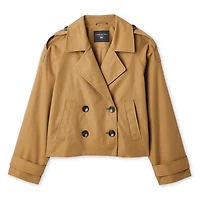 London Fog Women's Cropped Trench Coat