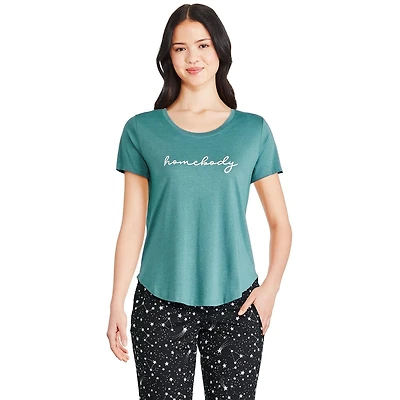 T-shirt de nuit à encolure dégagée George pour femmes