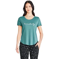 T-shirt de nuit à encolure dégagée George pour femmes