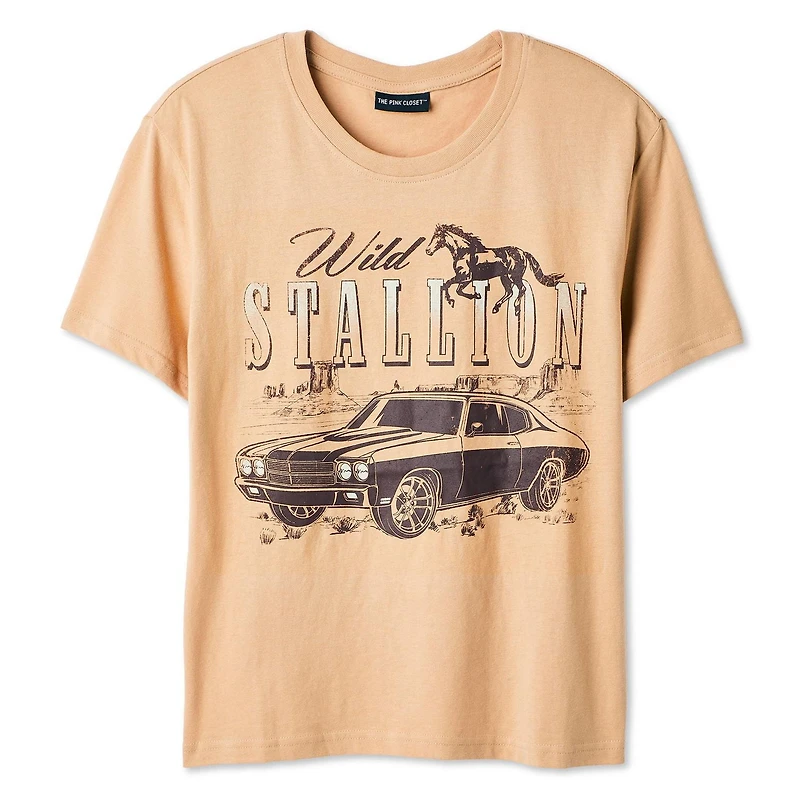 The Pink Closet Women's Wild Stallion T-Shirt