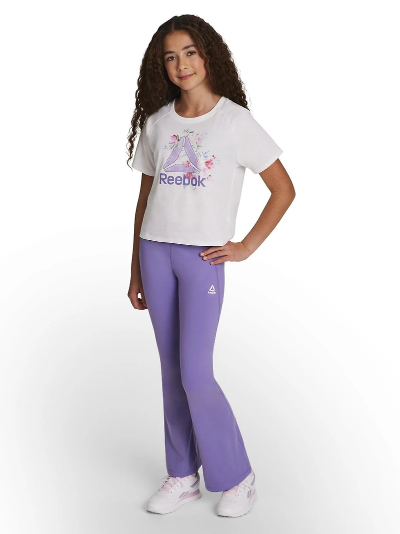 T-shirt boxy à motif floral Brushy pour filles Reebok