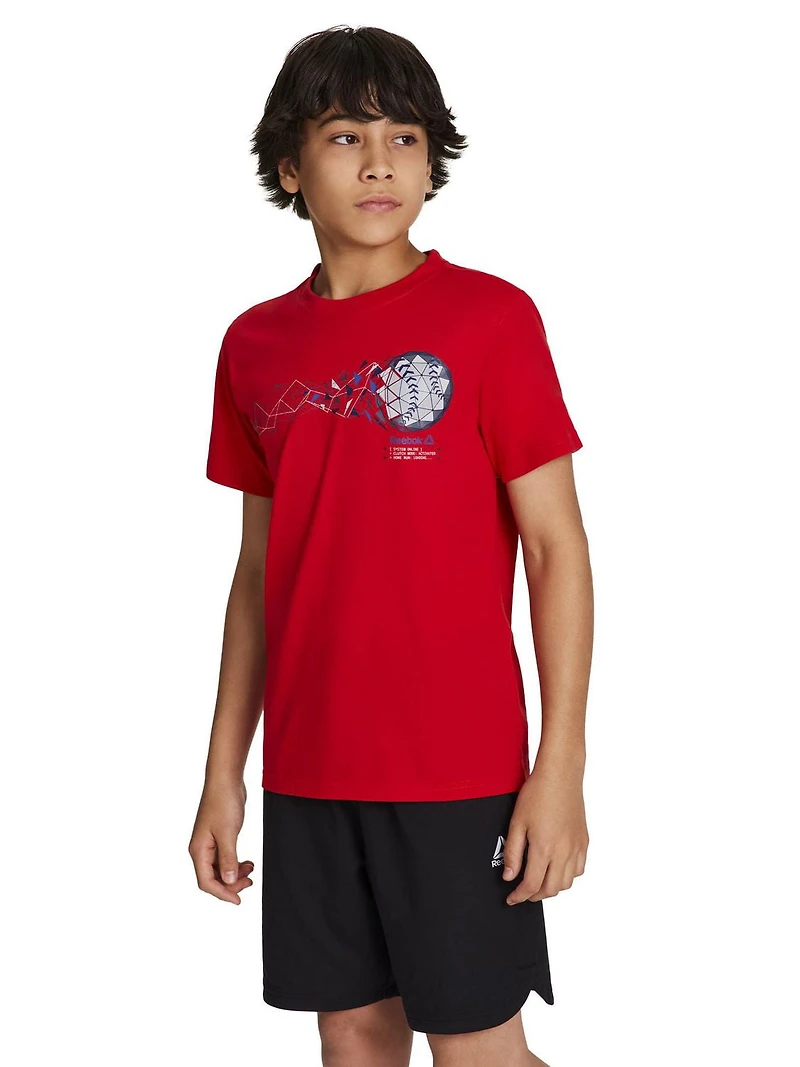 Reebok Boys’ Triangular Graphic T-Shirt