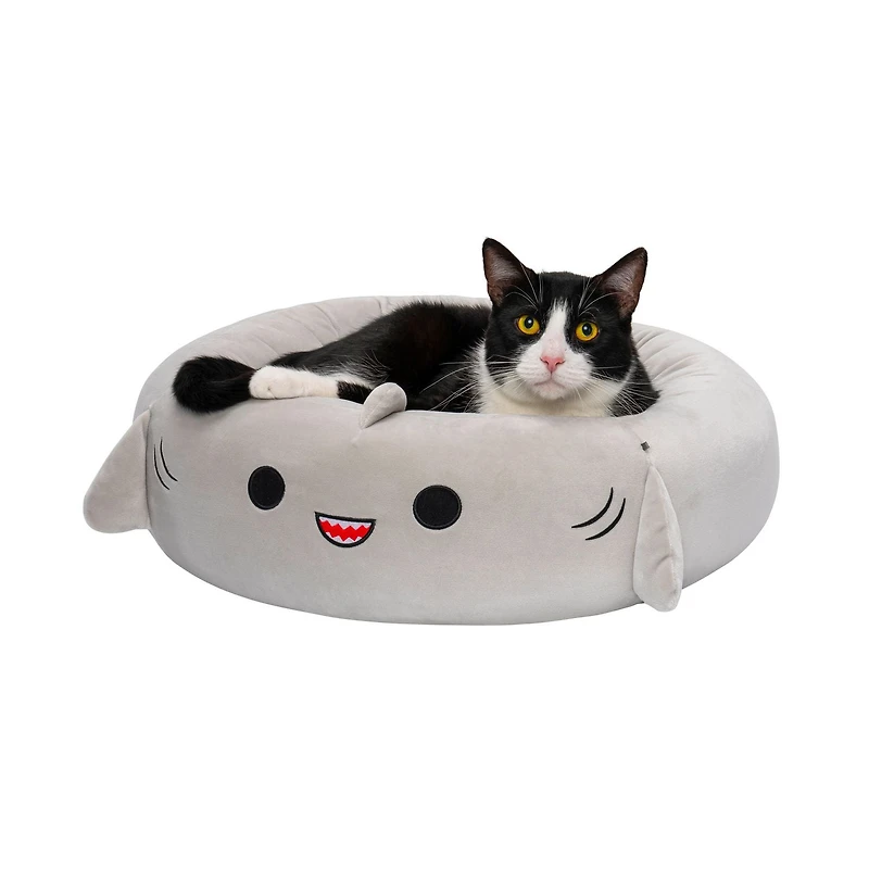 Squishmallows Dog and Cat Bed - Gordon le requin (Plusieurs tailles) Les adorables et compressibles Squishmallows !