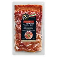 Antipasto Quattro Hot & Mild Genoa Salami, Coppa And Prosciutto, 150g