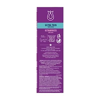 Serviettes ultra minces pour incontinence Poise avec ailes, absorption moyenne, ordinaires, 54 serviettes