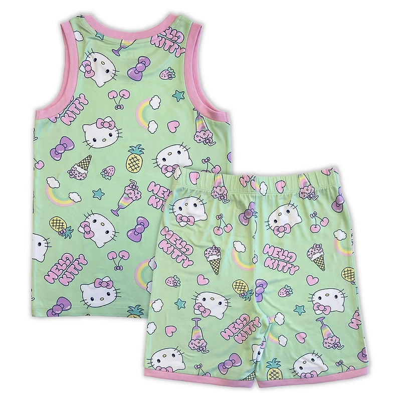 Hello Kitty Girls 2 pc tank and short set sleepwear set